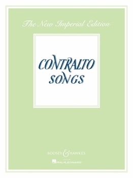 Paperback Contralto Songs: The New Imperial Edition Book