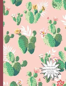 Story Journal Composition Notebook Draw & Write Half College Ruled Lines Half Blank Space: Combined Note and Sketch Workbook Top & Bottom