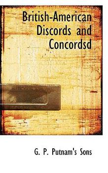 Paperback British-American Discords and Concordsd Book