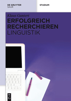 Hardcover Erfolgreich recherchieren - Linguistik [German] Book