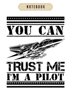 Paperback Notebook: Airplane pilot air force aircraft Notebook-6x9(100 pages)Blank Lined Paperback Journal For Student, kids, women, girls Book