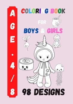 Paperback Coloring Book for Boys and Girls: Kids Coloring Activity Book