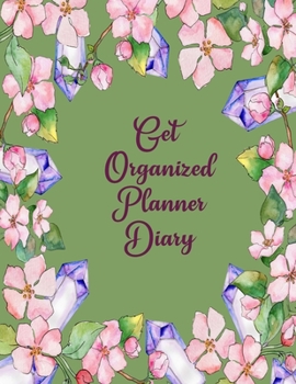 2020-2021 Financial Year Diary Planner: Week on Two Pages | Ideal Tax Return Helper | Large  8.5"x 11" Size | Pretty Floral Cover