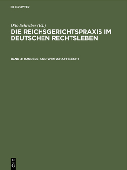 Hardcover Handels- und Wirtschaftsrecht [German] Book