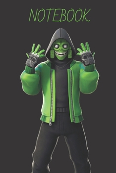 Fortnite Notebook 9: Fortnite Collection-Sketchbook, Diary, Journal, For Kids, For A Gift, To School: ... Blank Pages | 6” x 9” (Wide Ruled) 100p (fortnite's notebook)