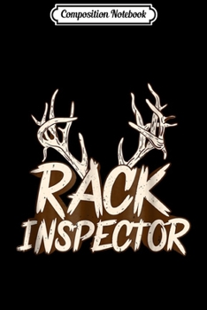 Paperback Composition Notebook: Deer Hunting For Men Funny Whitetail Rack Gift Journal/Notebook Blank Lined Ruled 6x9 100 Pages Book