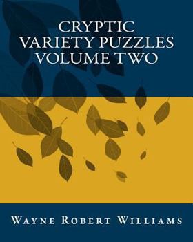 Paperback Cryptic Variety Puzzles Volume Two Book