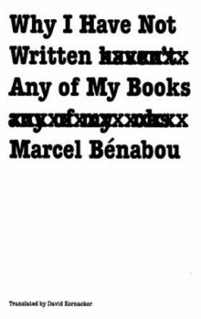 Pourquoi je n'ai écrit aucun de mes livres