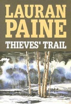 Hardcover Thieves' Trail [Large Print] Book