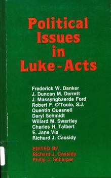 Hardcover Political issues in Luke-Acts Book