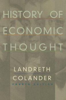 Hardcover History of Economic Thought Book