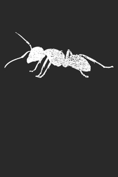 Paperback Notebook: Ants Dot Grid 6x9 120 Pages Book