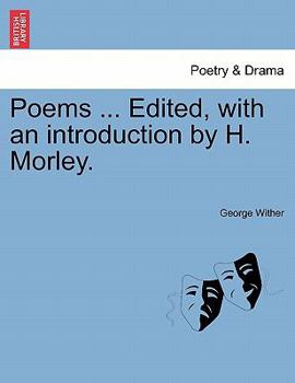 Paperback Poems ... Edited, with an Introduction by H. Morley. Book