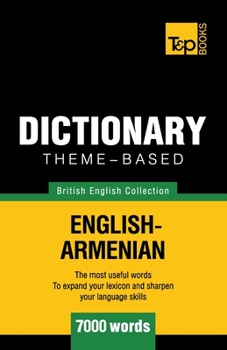 Paperback Theme-based dictionary British English-Armenian - 7000 words Book
