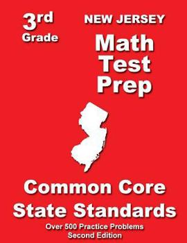 Paperback New Jersey 3rd Grade Math Test Prep: Common Core State Standards Book