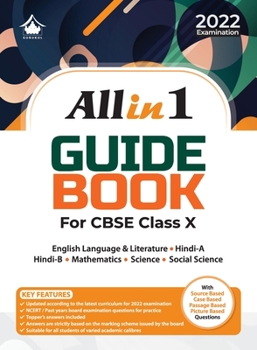 Paperback All in 1 Guide Book: CBSE Class 10 for 2022 Examination Book