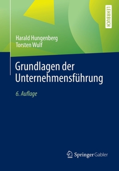 Paperback Grundlagen Der Unternehmensführung [German] Book