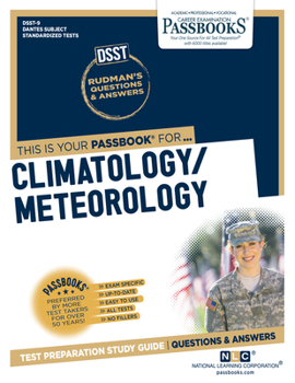 Paperback Climatology/Meteorology (Dan-9): Passbooks Study Guide Volume 9 Book