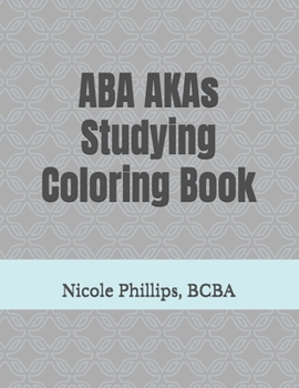 ABA AKAs Studying Coloring Book