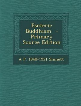 Esoteric Buddhism