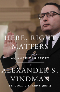 Hardcover Here, Right Matters: An American Story Book