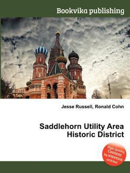 Paperback Saddlehorn Utility Area Historic District Book