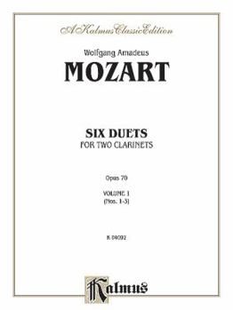 Paperback Six Duets, Vol 1: Nos. 1-3 (Kalmus Edition, Vol 1) Book
