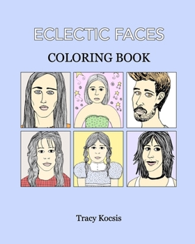 Eclectic Faces Coloring Book