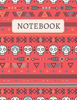 Notebook: Dead Head Design (Dead Pattern), 8,5" x 11" Size Notebook(Journal) with 120 Story Paper Pages (Dead Head Cover)
