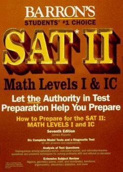 Paperback How to Prepare for SAT II--Mathematics Level I IC Book