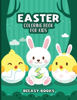 Paperback Easter Coloring Book For Kids Book