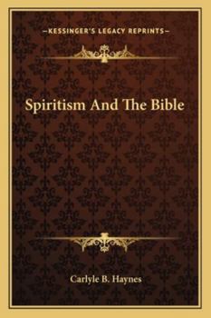 Paperback Spiritism And The Bible Book