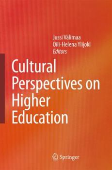 Hardcover Cultural Perspectives on Higher Education Book