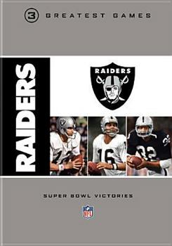 DVD NFL Oakland Raiders 3 Greatest Games: Super Bowl Victories Book