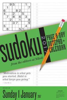 Calendar Sudoku Notepad + Calendar 2017 Book