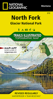 Loose Leaf North Fork: Glacier National Park Map Book