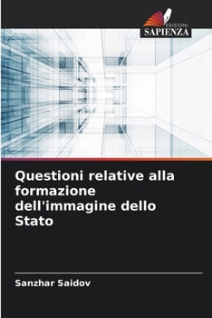Paperback Questioni relative alla formazione dell'immagine dello Stato [Italian] Book