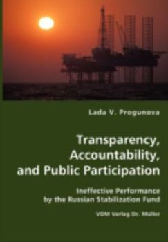 Paperback Transparency, Accountability and Public Participation Book