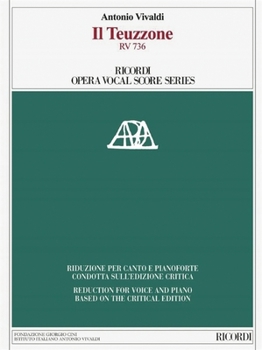 Paperback Il Teuzzone, RV 736: Critical Edition Vocal Score Book