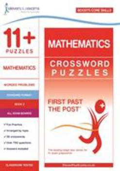 Paperback 11+ Puzzles Mathematics Crossword Puzzles Book 2 (First Past the Post) Book