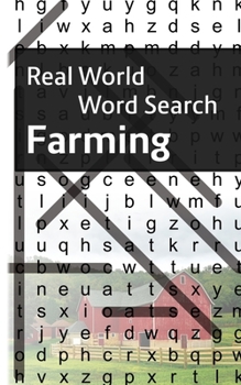 Paperback Real World Word Search: Farming Book