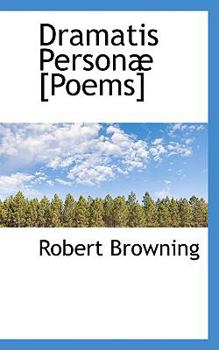Paperback Dramatis Personae [Poems] Book
