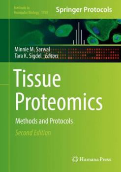 Hardcover Tissue Proteomics: Methods and Protocols Book