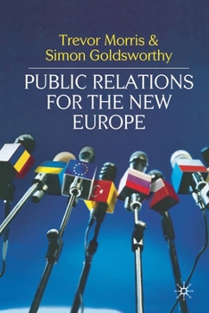 Paperback Public Relations for the New Europe Book