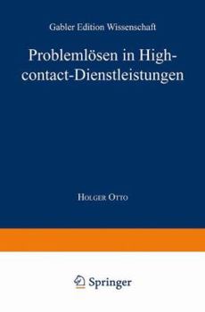 Paperback Problemlösen in High-Contact-Dienstleistungen [German] Book