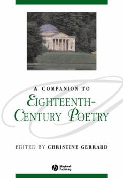 Hardcover A Companion to Eighteenth-Century Poetry Book