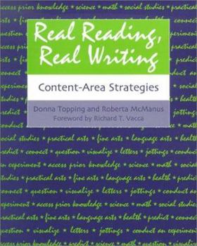 Paperback Real Reading, Real Writing: Content-Area Strategies Book