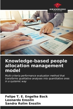 Paperback Knowledge-based people allocation management model Book