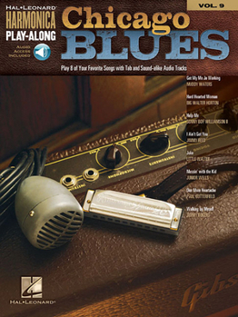 Paperback Chicago Blues - Harmonica Play-Along Volume 9 Book/Online Audio Book