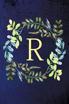 Paperback R: Monogram Letter R Notebook Book